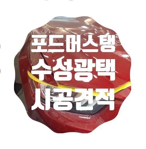 포드 머스탱 자동차광택
