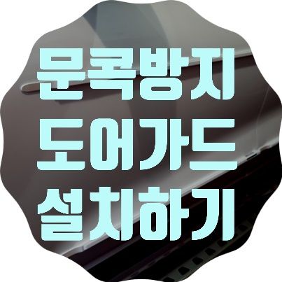 몬콕방지 도어가드 설치시공