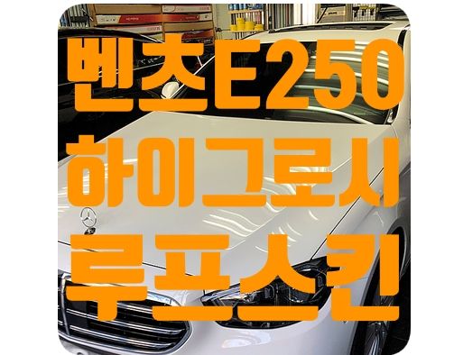 벤츠E250 루프스킨 [노블림 하이그로시]