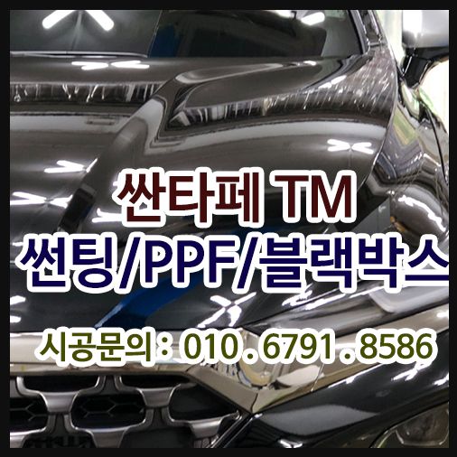 싼타페 TM 썬팅/블랙박스/PPF