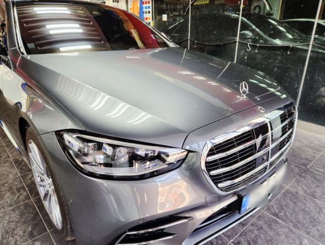 벤츠 S500 [자동차 전체 PPF 필름 시공 부분 투명 생활 보호 잔기스 스크래치 제거 관리]
