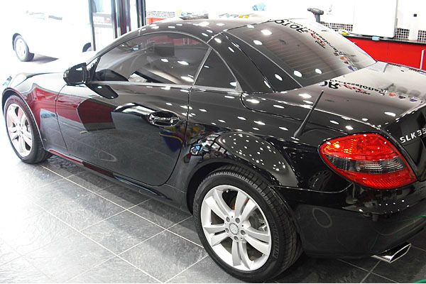 slk350 유리막코팅