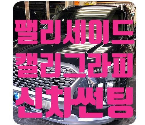 팰리세이드 캘리그라피 SKC 열차단썬팅