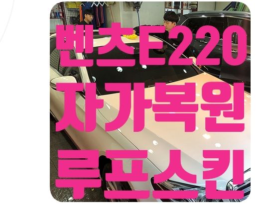 벤츠E220 루프스킨 [노블림 하이그로시]