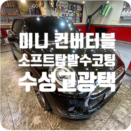 미니쿠퍼 컨버터블 [광택/소프트탑 발수코팅]