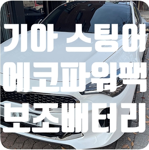 기아자동차 스팅어 보조배터리 [에코파워팩16C]
