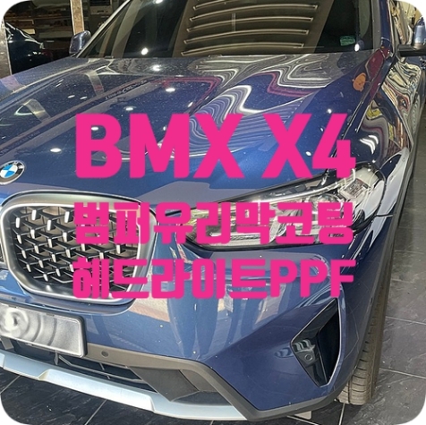 BMW X4 보험처리 [유리막코팅/PPF]
