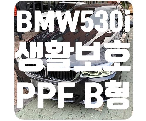 BMW530i 생활보호B형 [PPF A형 + 헤드라이트 + 사이드미러]