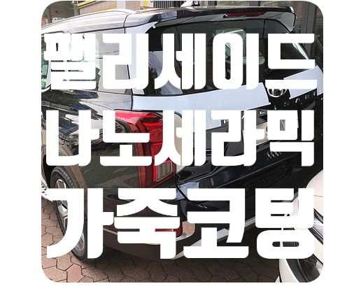 팰리세이드 시트 가죽코팅 [나노세라믹 레더]