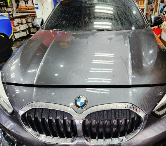 BMW [자동차 PPF 시공 본넷 헤드라이트 사이드 손잡이 생활보호 필수 필름 부분 감싸기]